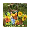 Kissen-Set "Katze in Sonnenblumen" 40 x 40 cm CDA5502