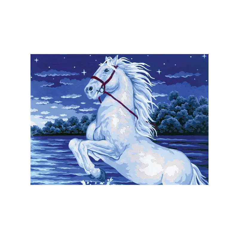 Bedruckte Leinwand 30x40 White Charger CDA10363