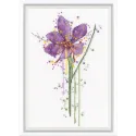 Kreuzstich-Set "Aquarell-Krokus" 13x20,5 cm RTOM1033