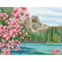 Kreuzstich-Sets „Bergsee“ 24х18,5 cm RTOM954