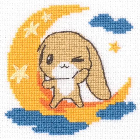 Cross-stitch kits "To the stars" 8,5x8,5 cm RTOH296