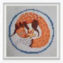 Набор для вышивания крестиком "Fox" 10x10 см RTOH007