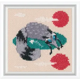 Kreuzstich-Set "Traumurlaub" 10x10 cm RTOH003