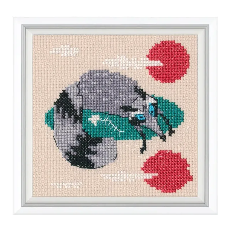 Kreuzstich-Set "Traumurlaub" 10x10 cm RTOH003