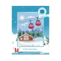 Cross-stitch kit "In the mountains" 9x12 cm RTOC393