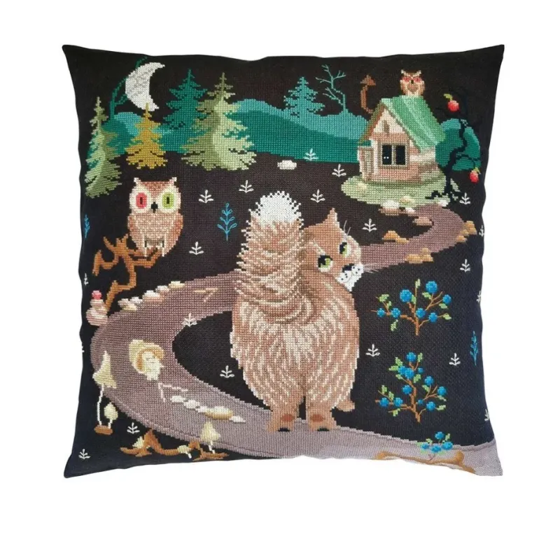 Cross stitch kit Be my guest, cat RTOCU092