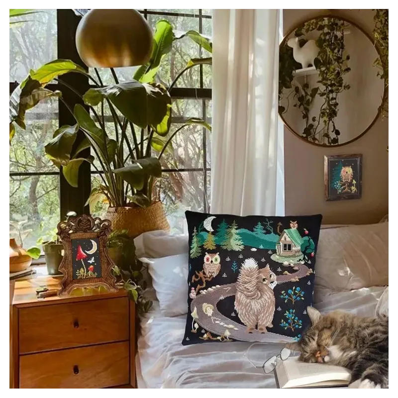 Cross stitch kit Be my guest, cat RTOCU092