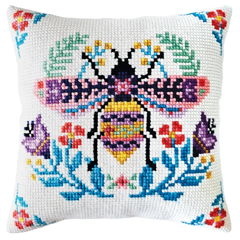Набор для подушки Flower bee 40 X 40 cm CDA5465