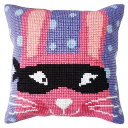Kit coussin Masque mystérieux 40 X 40 cm CDA5453