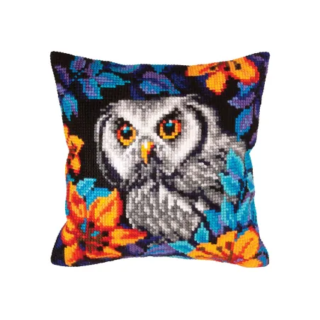 Kit coussin regard de hibou 40 x 40 cm CDA5433