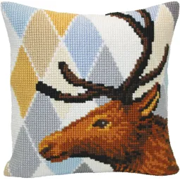 Kit coussin Cerf 40 X 40 cm CDA5414