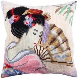 Cushion kit Beautiful Japanese 40 X 40 cm CDA5316