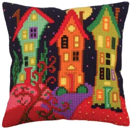 Kit coussin Lodges sous la lune 40 X 40 cm CDA5258