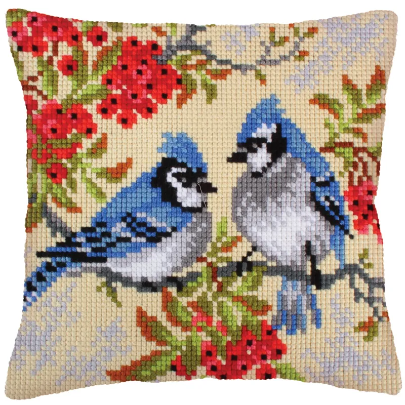 Cushion kit Blue jays 40 X 40 cm CDA5238