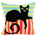Kit coussin Monsieur Beau - Chat 40 x 40 cm CDA5186