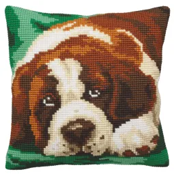 Kit coussin Bernie - Chien 40 x 40 cm CDA5165