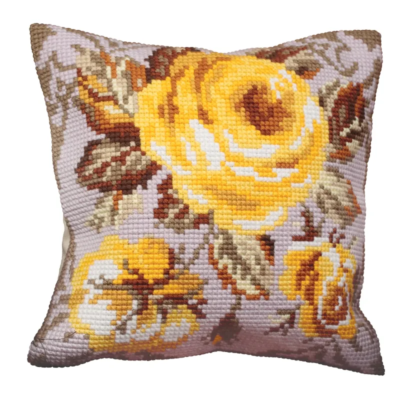 Kit coussin Rose Antique 40 x 40 cm CDA5051