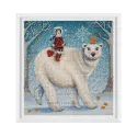 Cross-stitch kit "How to catch a snowflake" RTOM1006