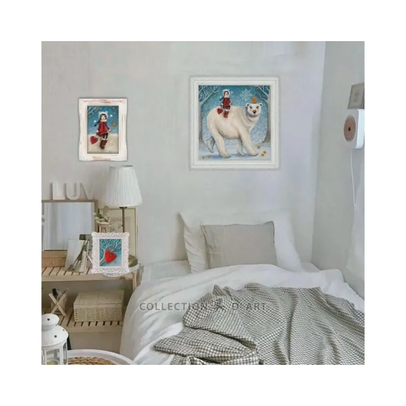 Kit point de croix "Comment attraper un flocon de neige" RTOM1006