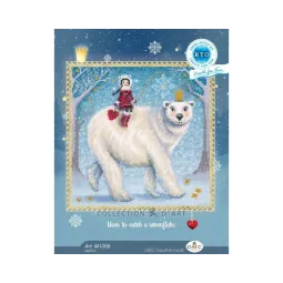 Cross-stitch kit "How to catch a snowflake" RTOM1006