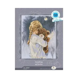 Kit point de croix "Tout ira bien" RTOM997