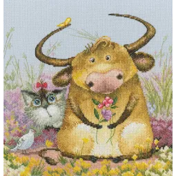 Cross-stitch kit "What a team!" M834