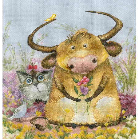 Kreuzstich-Set "Was für ein Team!" M834