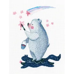 Cross-stitch kit "Sparking the stars" M811