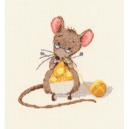 Cross-stitch kit "Cheese knitting" M800