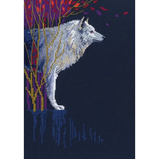 Kit point de croix "Chef loup" RTOM789