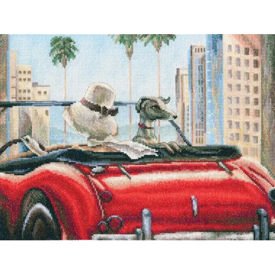 Kryželių siuvinėjimo rinkinys "Prabangus gyvenimas" M740