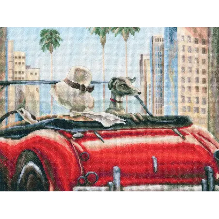 Kit point de croix "Vie glamour" RTOM740