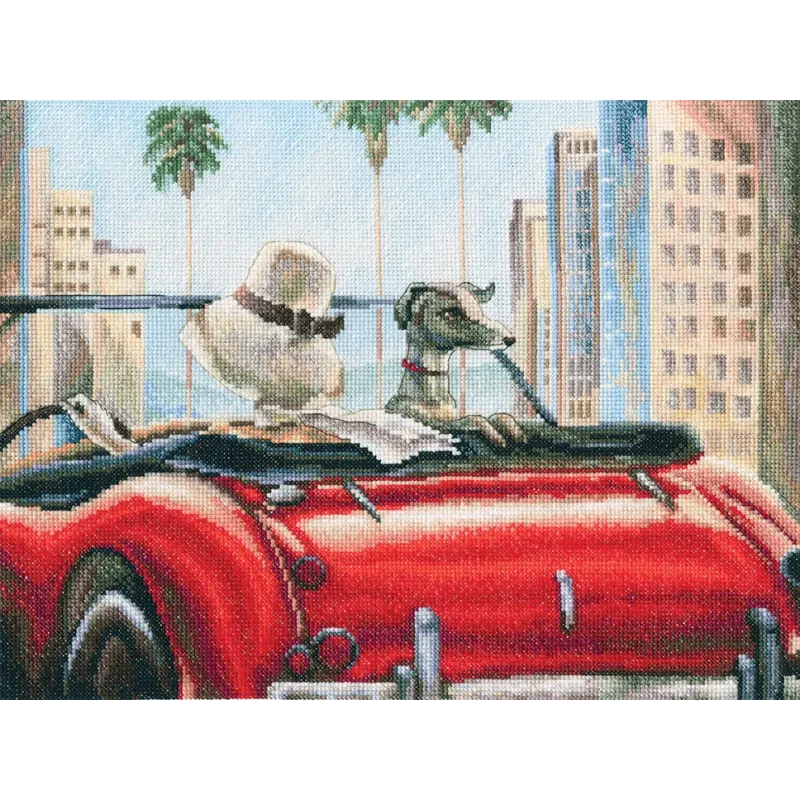 Kit point de croix "Vie glamour" RTOM740