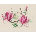 Kreuzstich-Set "Magnolienblüten" M730