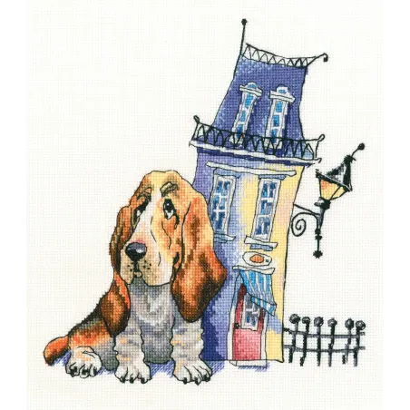 Набор для вышивания крестом "Дом и друг" M701