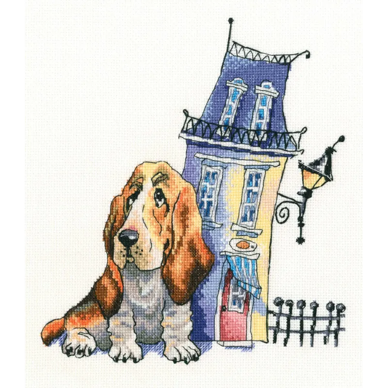 Набор для вышивания крестом "Дом и друг" M701