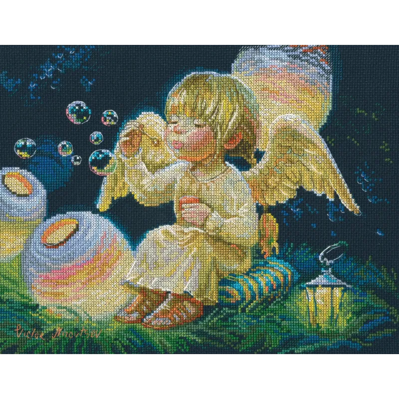 Cross-stitch kit "Sky lanterns" M674
