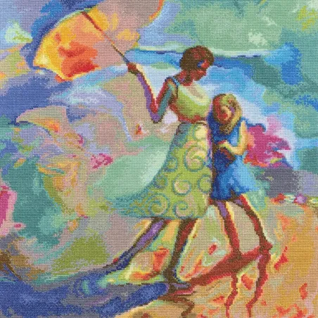 Kryželiu siuvinėjimo rinkinys "Jūros paletė" M583