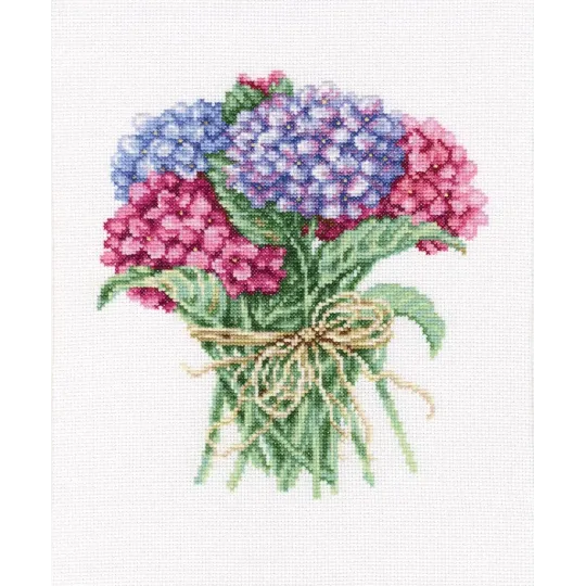 Kreuzstich-Set "Hydrangea Bouquet" RTOM564