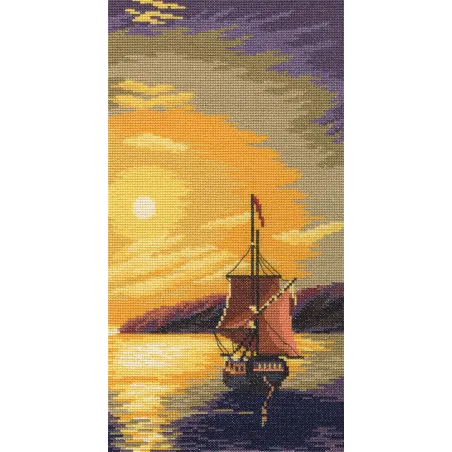 Cross-stitch kit "Sailing ship" M403