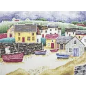 Cross-stitch kit "Fisherman`s village" M390