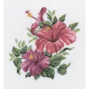 Cross-stitch kit "Hibiscus" M375