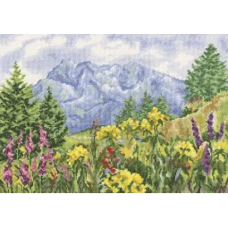 Cross-stitch kit "Mountain meadow" M302