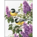 Kit de point de croix "Charmant lilas" RTOM227