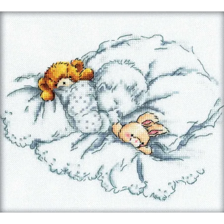 Kreuzstich-Set "Baby sleeps" RTOM159