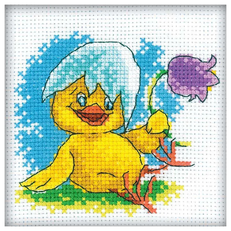 Cross-stitch kit "Chicken" (Easter) H194