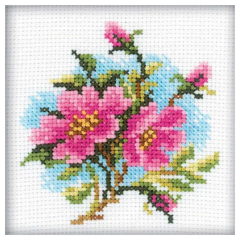 Cross-stitch kit "Dog Rose" H175