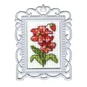 Miniature embroidery & cross stitch kit with frame RTOFA027