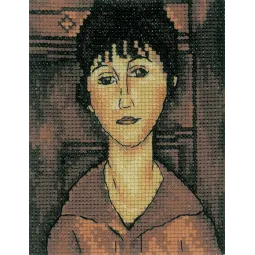 Cross-stitch kit "Portrait of girl" EH337