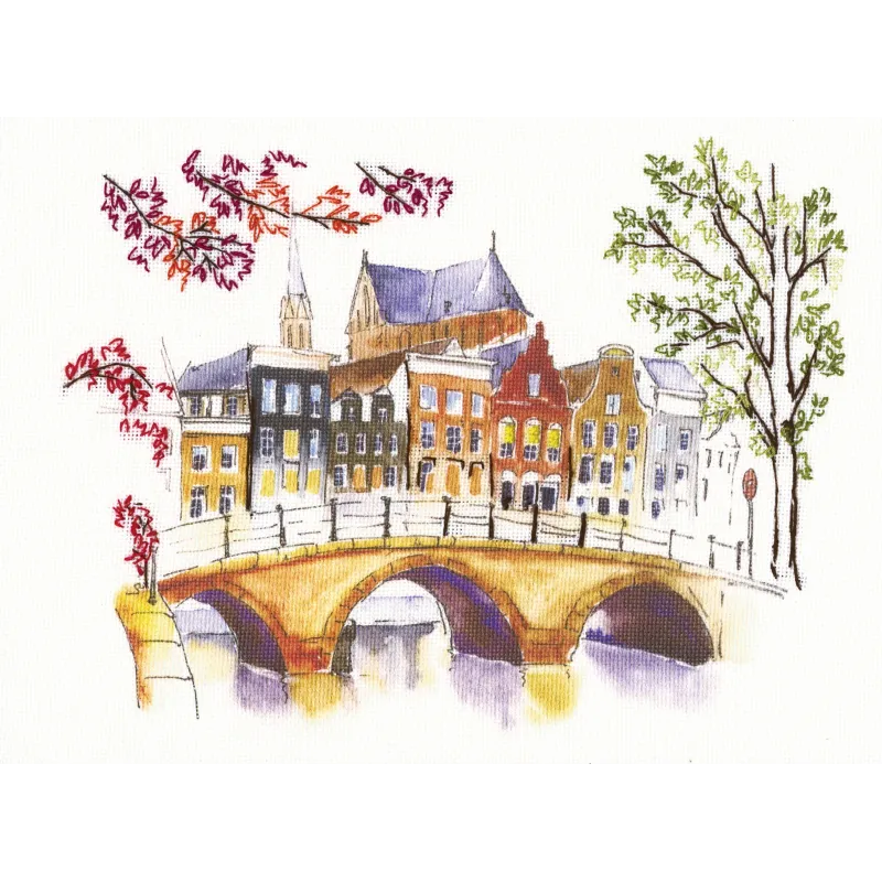 Kryželiu siuvinėjimo rinkinys "Paint by Threads" DT-M011